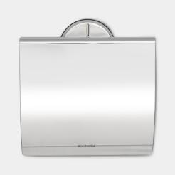 Porte-rouleau de papier hygiénique - Profile - Brilliant Steel - Fixation facile pour salle de bains humide_1