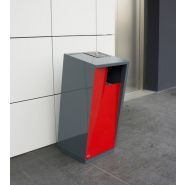 106ares1p - ARES1 - FIMA - Corbeille en métal avec cendrier_1