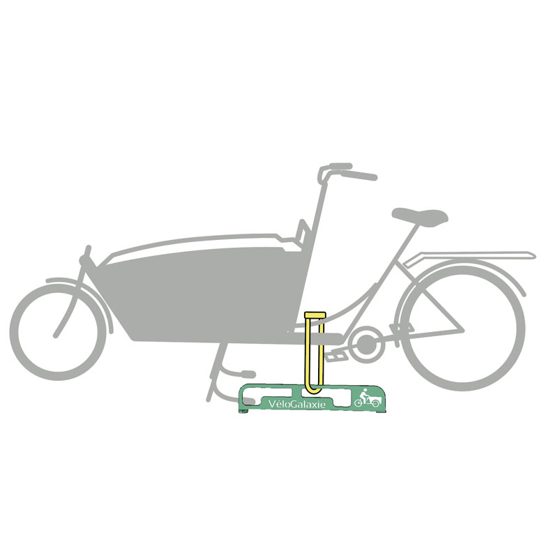 Arceau 2 vélos cargo robuste et personnalisable - VelCargo - Sécurisation pour biporteurs et triporteurs_2