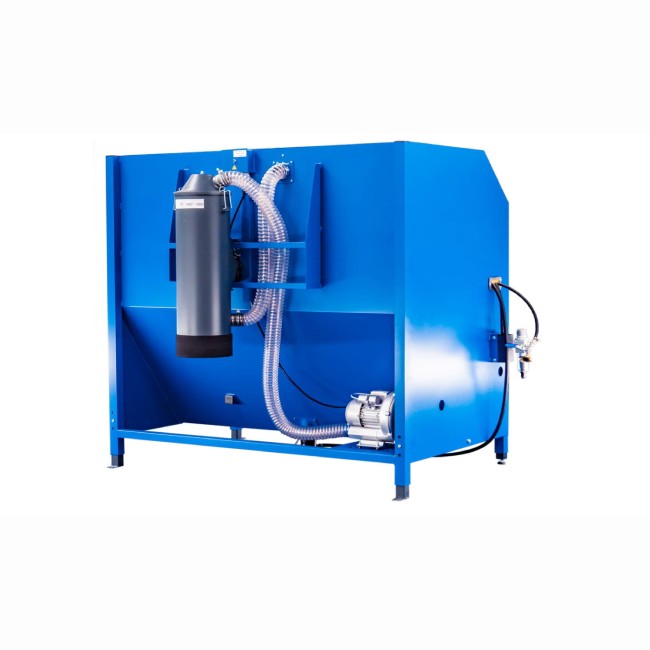 Cabine de sablage / microbillage ARENA - Gamme ECO - Système Venturi avec recyclage abrasif et réglages multiples_1