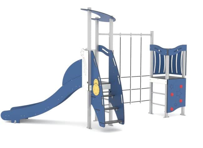 Structure multi-activités métallique Astra - 1KAST0005-01 - Ludoparc - Pour enfants dès 2 ans - Capacité 13 personnes_1