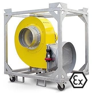 TFV 300 Ex - Ventilateur centrifuge industriel ATEX II3G T4 - Trotec - 7.000 m³/h - 150 kg_1