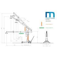 12MO Essentielle - Mini-grue d'atelier compacte - Mobilev Cranes - 1000 kg - 4,49 m de hauteur_1