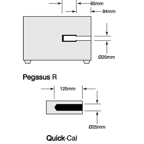 Mini four corps noir quickcal 550-2 30°c / 350 °c - isotech_1