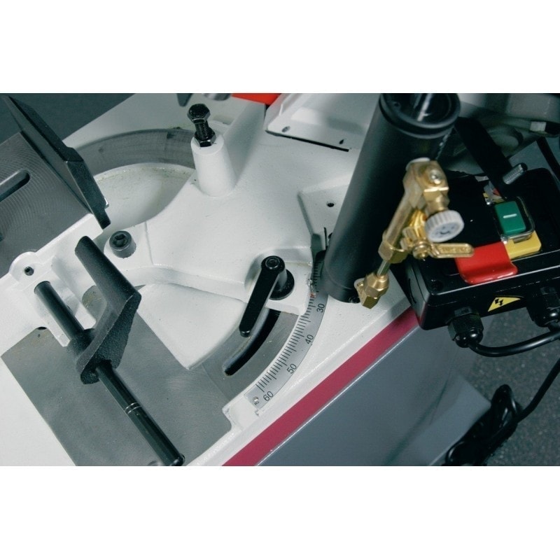 Scie à ruban Optimum S 131 GH - 3300131 - Motorisation 1,1 kW - Coupe d'onglet - Vérin hydraulique_1