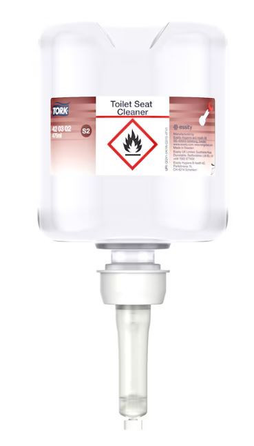 Tork systeme s2 nettoyant desinfectant abattant et siege wc (420302)- carton de 8x485,75g_1