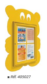 Vitrine thématique d'extérieur 30mm - mise en valeur des informations - LIGNE ENFANTS_1