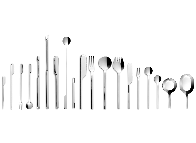 Couteau de table Lab Q25 - Inox 18/10 - Design minimaliste et robuste_1