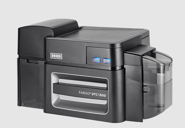 Imprimante de cartes et badges HID Fargo DTC1500 - Simple face - 300 dpi - USB et Ethernet_1