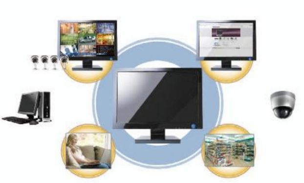 Pack de vidéo surveillance professionnel - Technologie Triplex - 4 caméras IR étanches IP66 - ZX_1