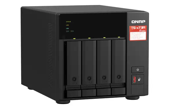QNAP ts-473a nas tower ryzen embedded v1500b 8 go ddr4 0 to QNAP turbo system noir_1