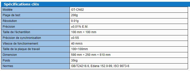 Testeur d'absorption des non-tissés GT-CN02 - Gester - Poids : 35 kg_1