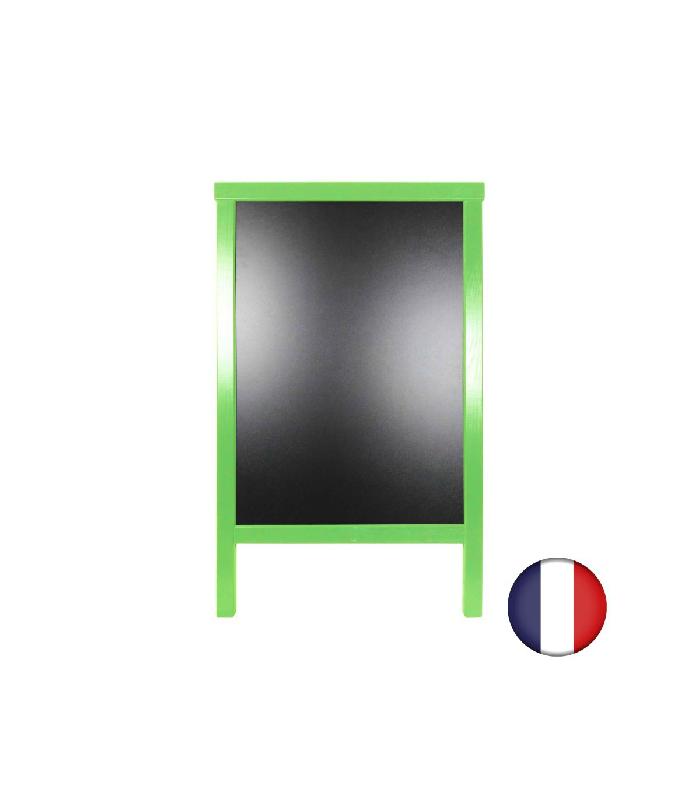 Chevalet stop trottoir - cadre bois - dimensions 90 x 55 cm - Référence : LSTF49VE_1