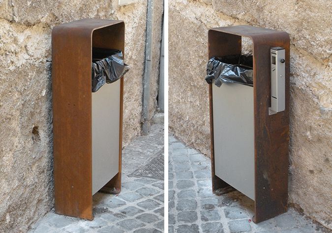 Doppio - poubelle publique - bottega7 - 56 litres_1