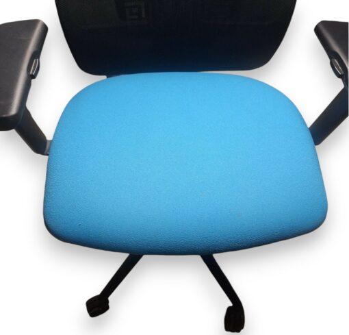 Fauteuil de bureau Flash C II - assise tissu - dossier résille 3D réglable - d'occasion - ergonomique et économique_1