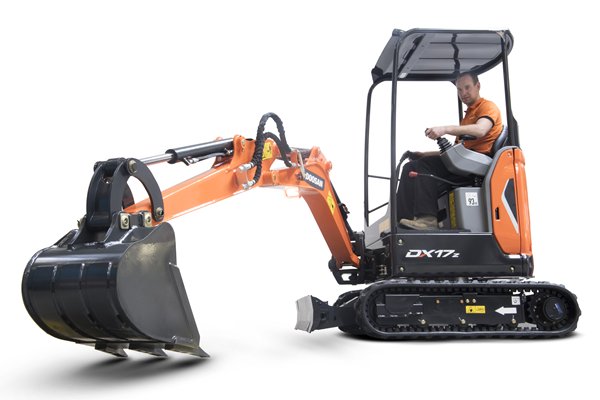 Mini-pelle 1,74T - Doosan DX17Z - compacte et performante_1