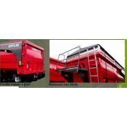 Remorque agricole Atlas 12 équipée d'une porte hydraulique monobloc