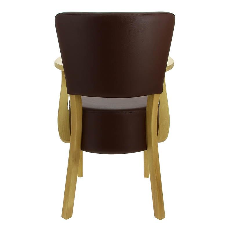 Fauteuil restaurant Amsterdam - MARRON_1