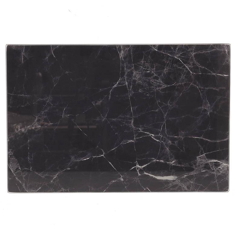 Planche à découper verre décor marbre -_1