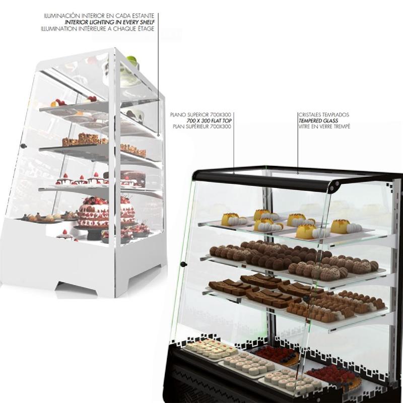 Vitrine réfrigérée verticale TOWER - 4 niveaux - 710 mm | Sayl Barcelona_1
