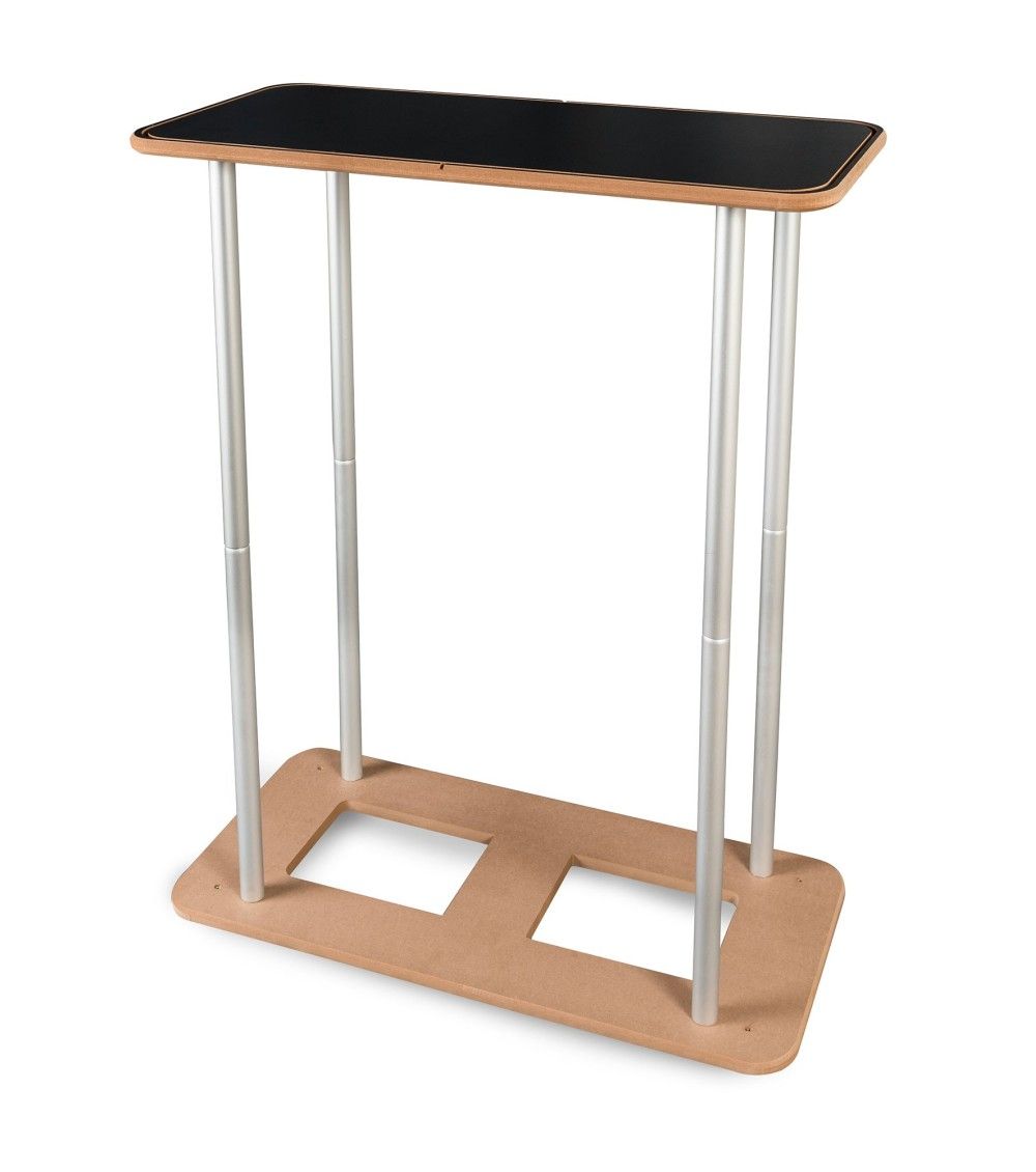 Comptoir pour stand et événementiel - structure aluminium, graphisme sublimé et parois PVC_1