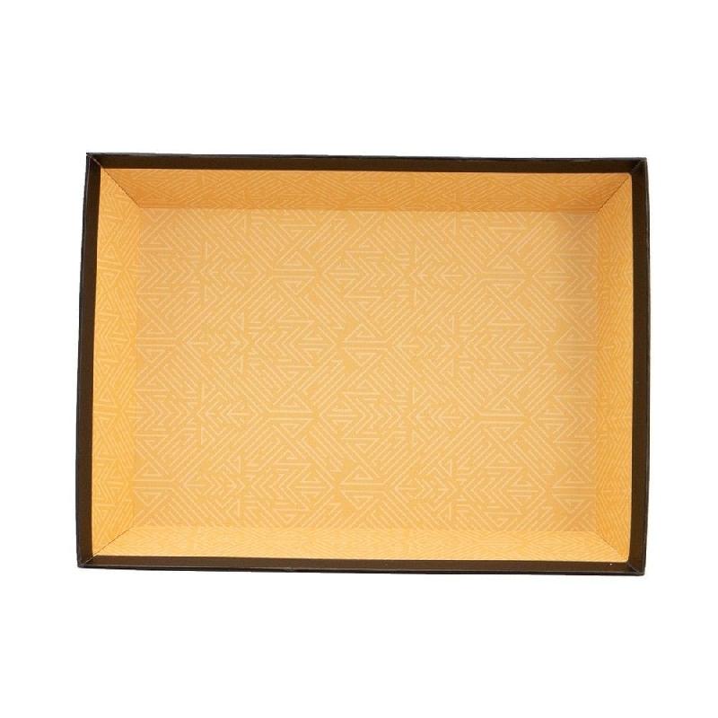 Corbeille carton kraft Gatsby 27x20x5cm_1