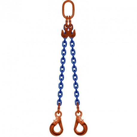 Elingue chaine réglable Grade 100 avec crochets à verrouillage automatique Référence 4306XG100_1