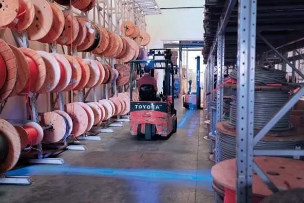 Ligne virtuelle par projection LED_1