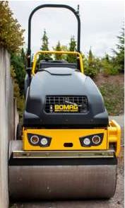 Machine de compactage BW 100 SCC 5 Bomag avec moteur Kubota puissant