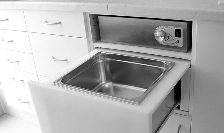 Sécheur Cyclonic GS12-M - Modèle meuble sur tiroir 13 L - Gamasonic - Cuve inox - Minuteur mécanique_1