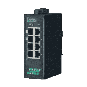 Switch Rail DIN industriel ProView 8 ports Profinet - Référence: EKI-5528I-PN-AE - Marque Advantech_1