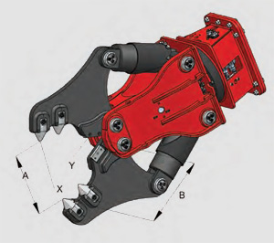Pinces de démolition hydrauliques PDO - Socomec - Dents interchangeables et lames robustes_1