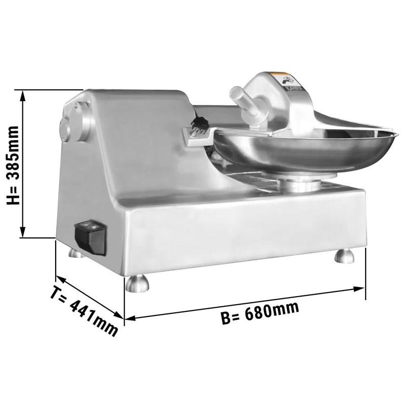 Cutter horizontal professionnel 5 L - 550W | Ggm_1