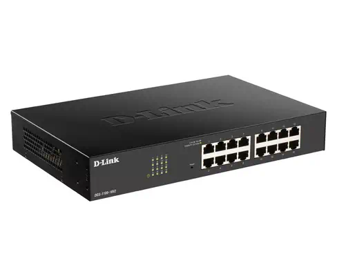 D-Link DGS-1100-16V2 Géré L2 Gigabit Ethernet (10/100/1000) Noir_1