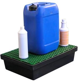 Bac de rétention en polyéthylène recyclé - éco-gamme durable et UV protégé_1