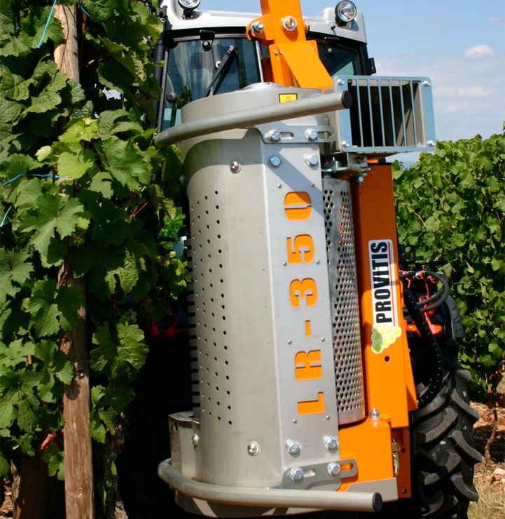 Effeuilleuse LR 350 avec hauteur de travail de 480 mm