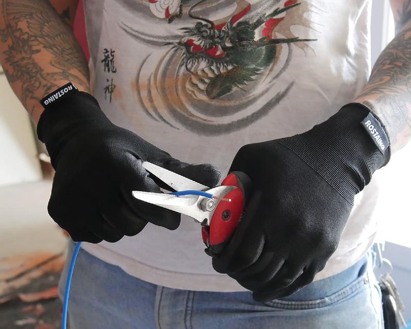 Gant Skintouch Rostaing - Manutention fine, ultra-confortable, compatible écrans tactiles, norme EN 388 : 3131A_1