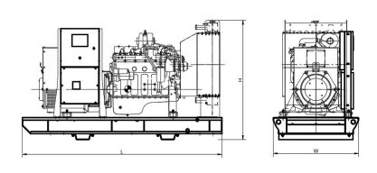 Groupe électrogène diesel APD33P (EU) - 400/230 V, 50 Hz, 3 phases - 33 kVA - Motorisation Perkins_1