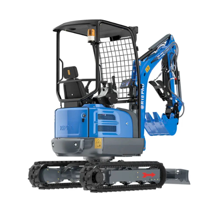Mini-pelle R18 PRO RIPPA neuve Canopy 1.8T moteur KUBOTA_1