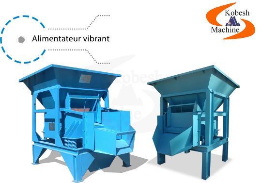 Modèle kmf v - alimentateur vibrant - kobesh machine - alimentation optimale et uniforme_1