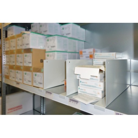 Rayonnage léger à tablettes tôlées - stockage et archivage de dossiers, pièces détachées, bacs et cartons_1