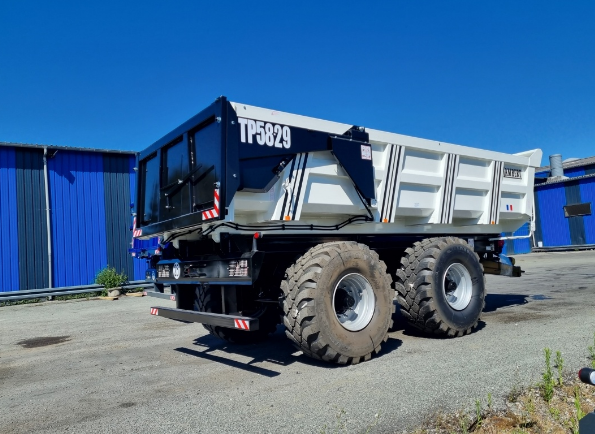 Remorque TP 58-29 - Benne 5,80x1,00 m - Volume 12,76-26,80 m³ (Tandem 150)_1