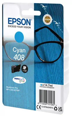 Epson Singlepack Cyan 408 DURABrite Ultra Ink_1