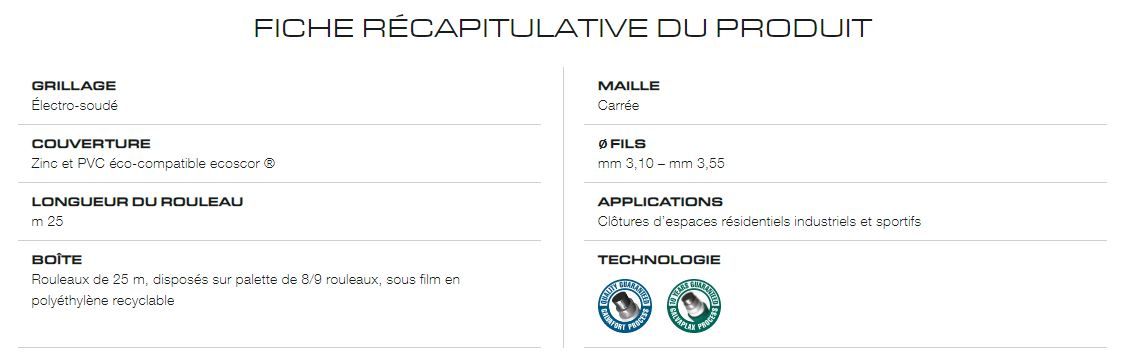 Masterplax fort - clôture grillagée - cavatorta - rouleaux 25 m_1