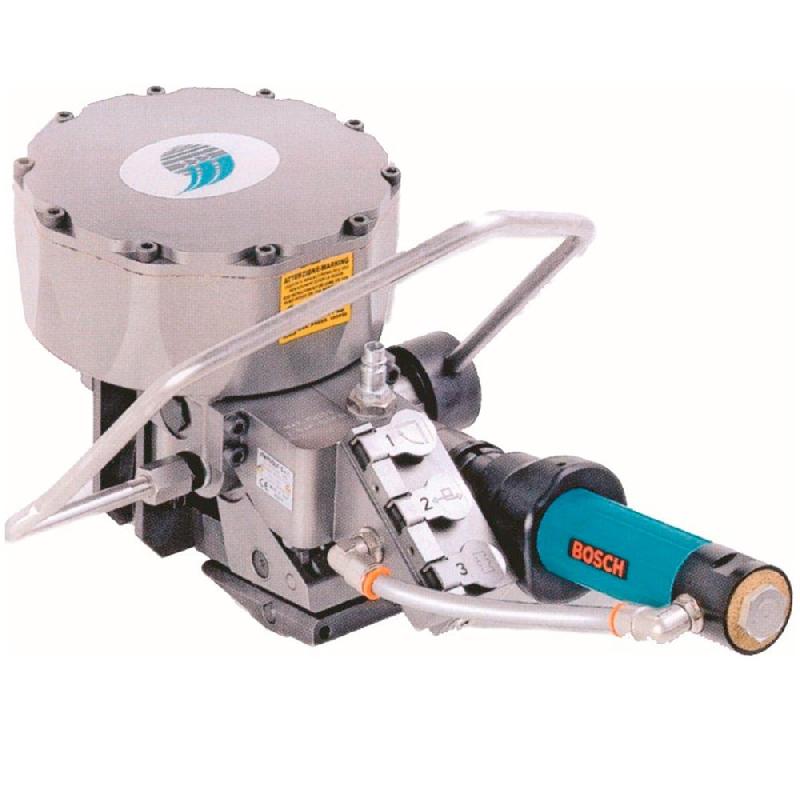 Appareil de cerclage pneumatique pour feuillard acier - fermeture par chape - tension 7500 N - ITA40_1