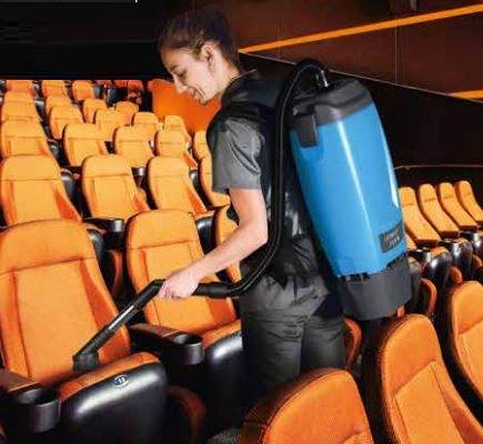 Aspirateur dorsal FV9+ - 950W - Nettoyage cinémas, théâtres, autobus, trains et avions_1