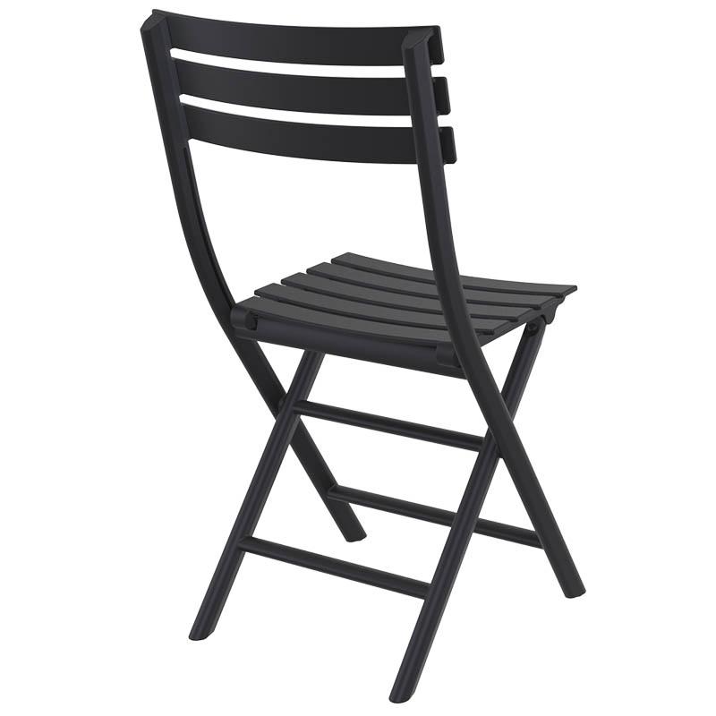 Chaise pliante de restaurant Lena - NOIR_1