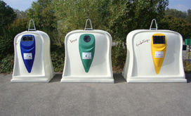 Colonne d'apport volontaire aérienne - gamme polyester armé de fibre de verre_1