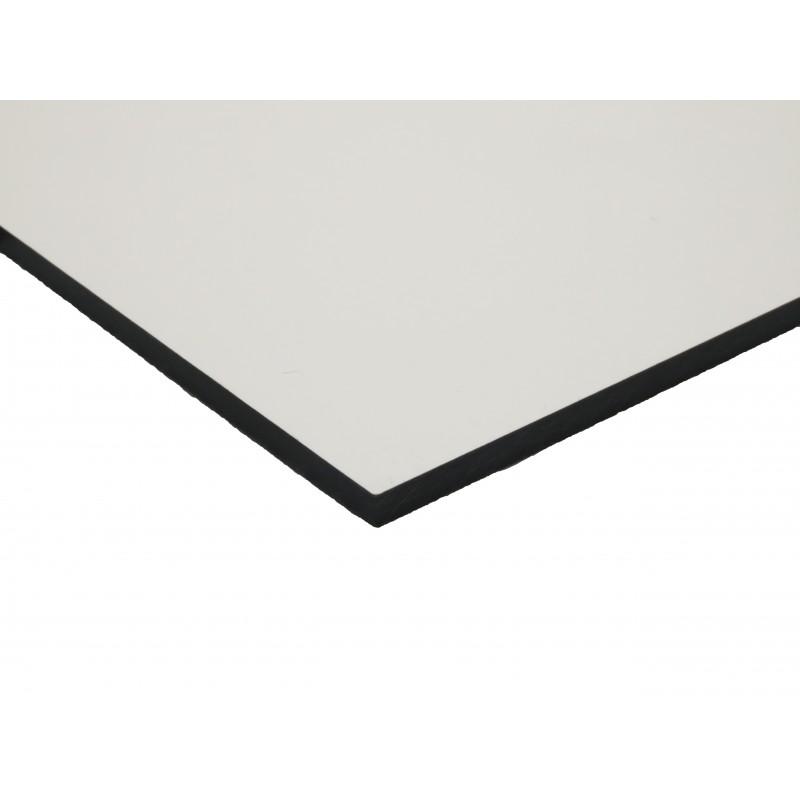 Panneau de bardage stratifié HPL compact - Coloris crème - 6 mm d'épaisseur - 130 cm x 61 cm - Surface couverte 0,79 m²_1