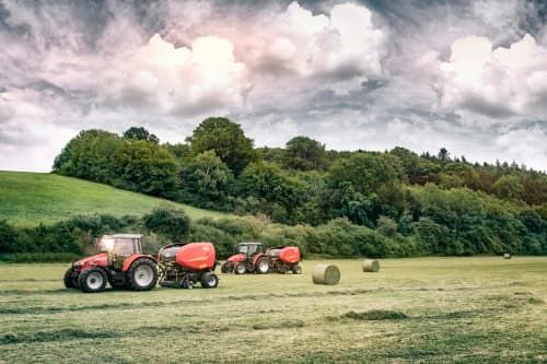 Machine agricole RF 4225r avec chambre fixe pour une balle de qualité optimale